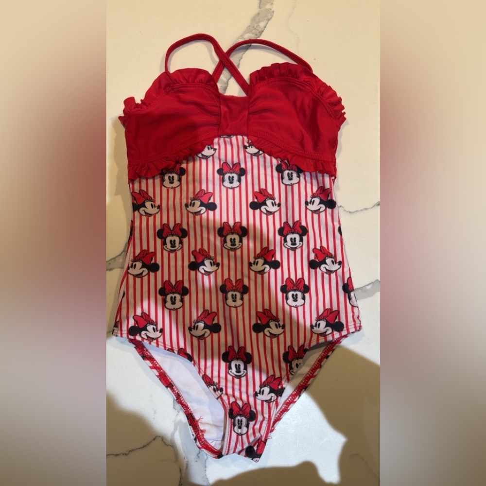 Minnie bathing suit size 5-6 for girls excellent condition